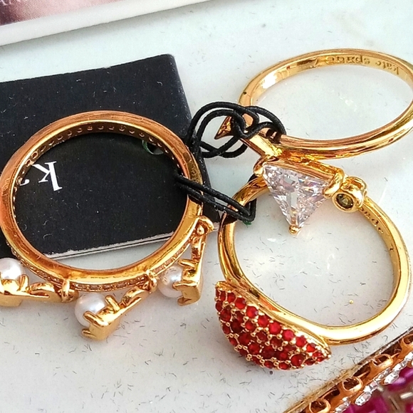 Kate Spade 'Hit the Town' Stackable Ring Set - Picture 1 of 8